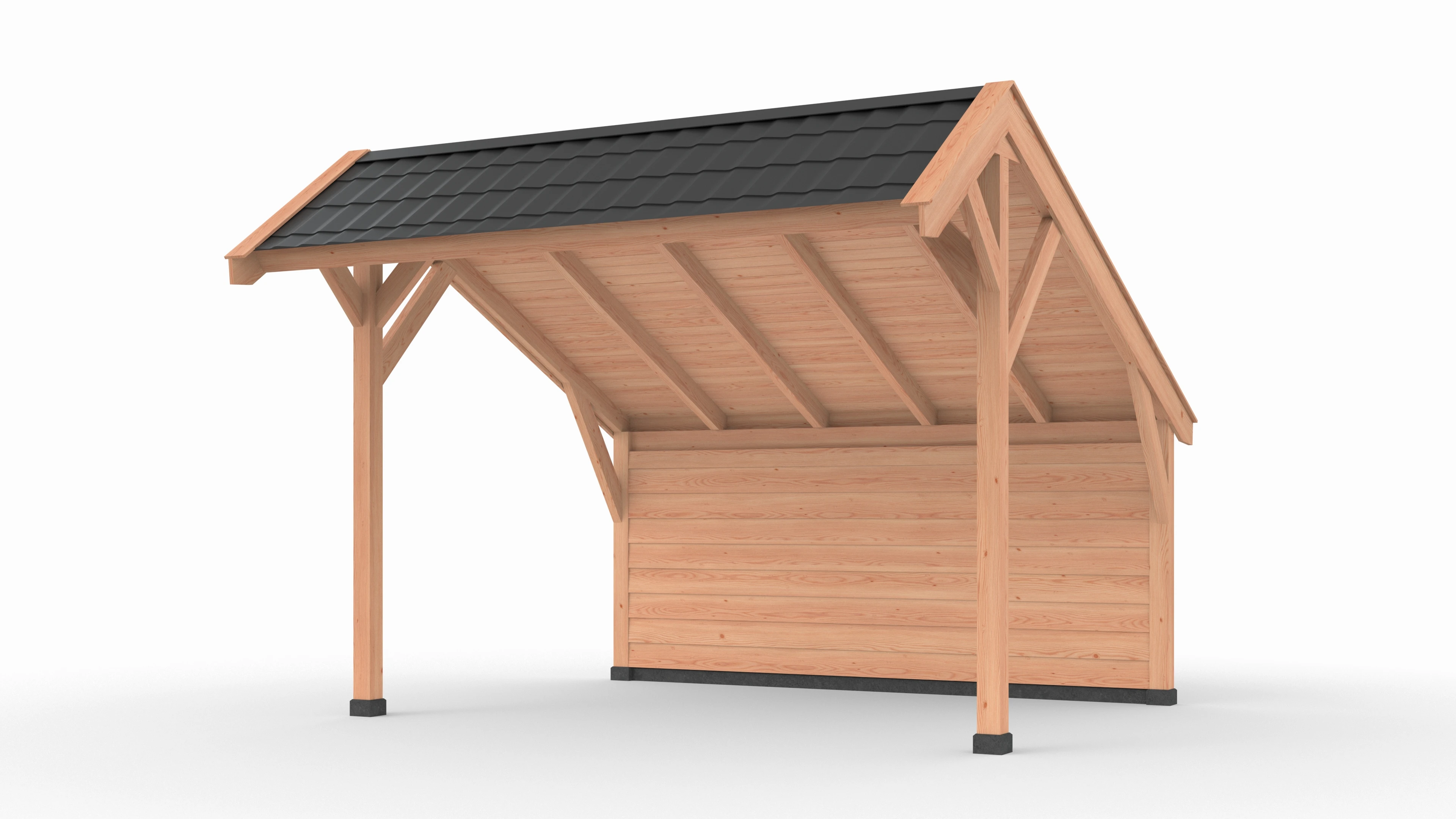 Douglas DIY kapschuur, 400 x 300, met achterwand, Westwood - Afbeelding 1